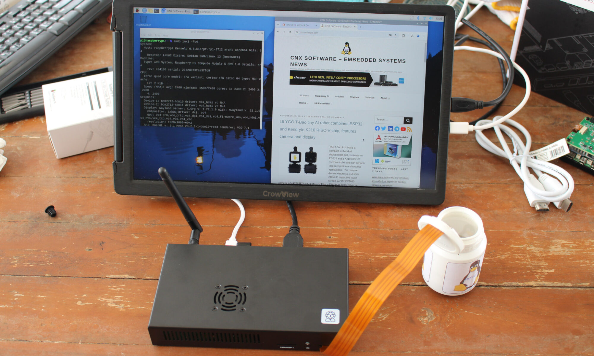 Raspberry Pi Development Kit for CM5 Raspberry Pi OS