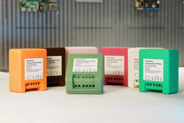 Seeed Studio 2 Channel Wi Fi AC Relay Module Seeed Studio 2 Channel Wi Fi AC Relay Module 3D printed enclosures
