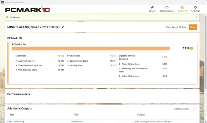 Khadas Mind 2 AI Maker Kit PCMark 10 benchmark