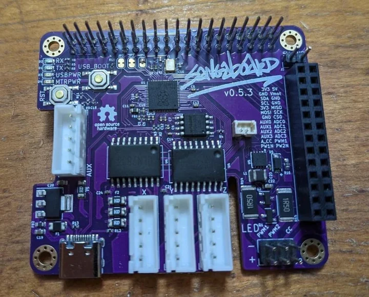 Sangaboard v0.5 RP2040 motor control board Sangaboard v0.5 RP2040 motor control board