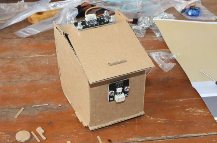 trash dumpster assembly