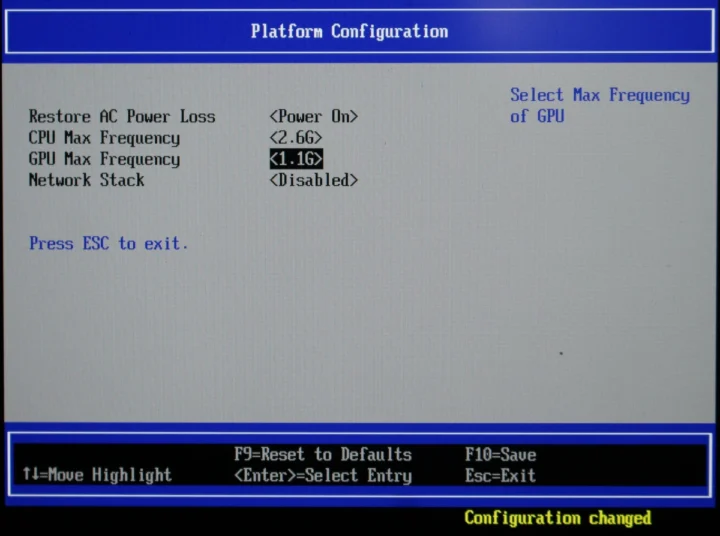 CIX P1 BIOS Adjust CPU GPU Max Frequency