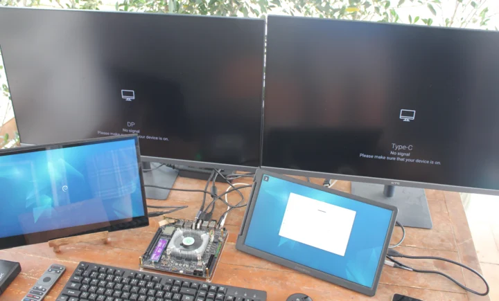 Orion O6 quad display test