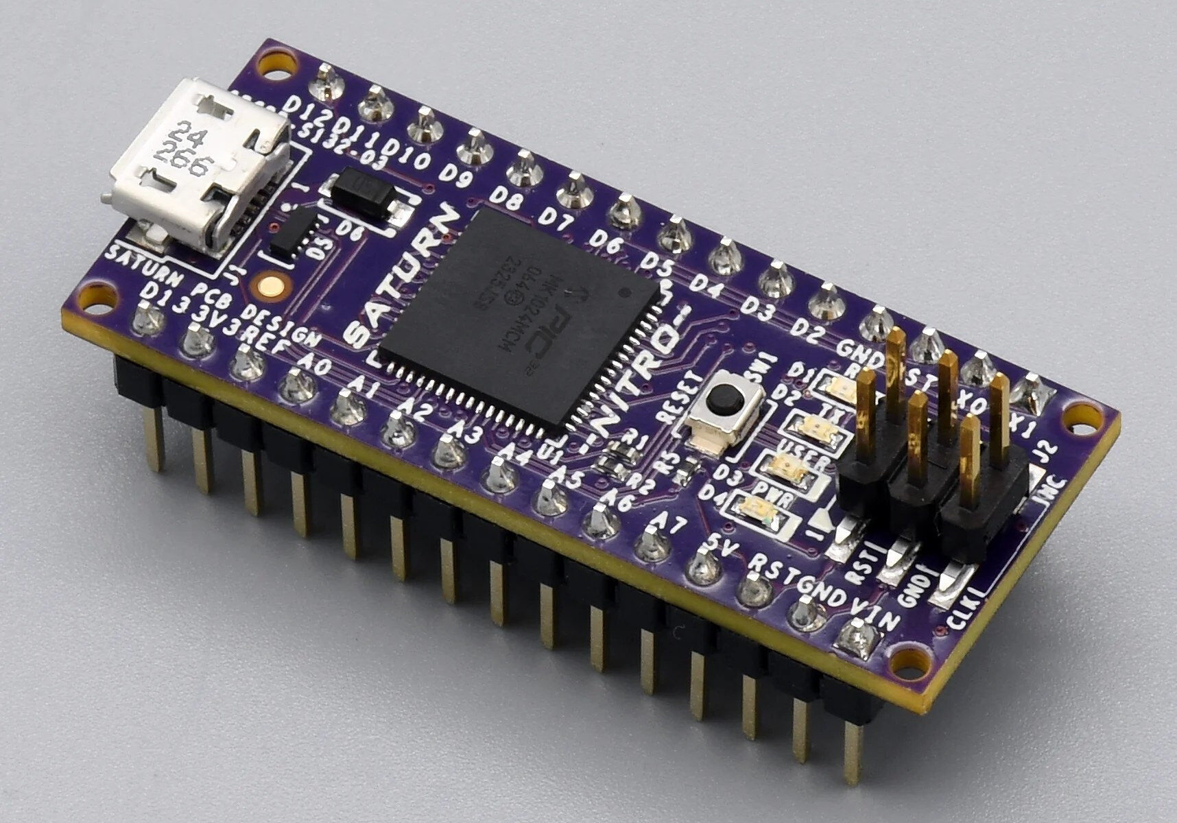 PIC32MK development board