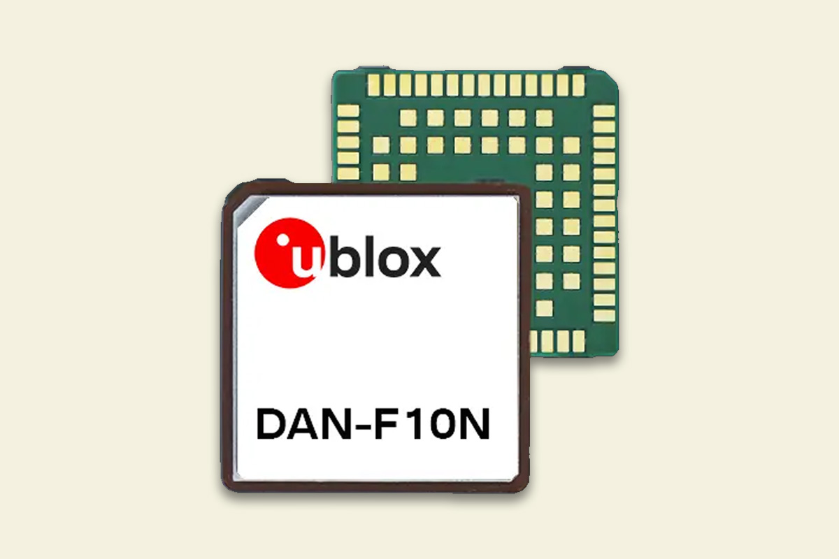 u blox DAN-F10N world’s smallest GNSS module