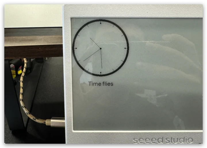 Arduino Clock Demo epaper display Arduino Clock Demo epaper display