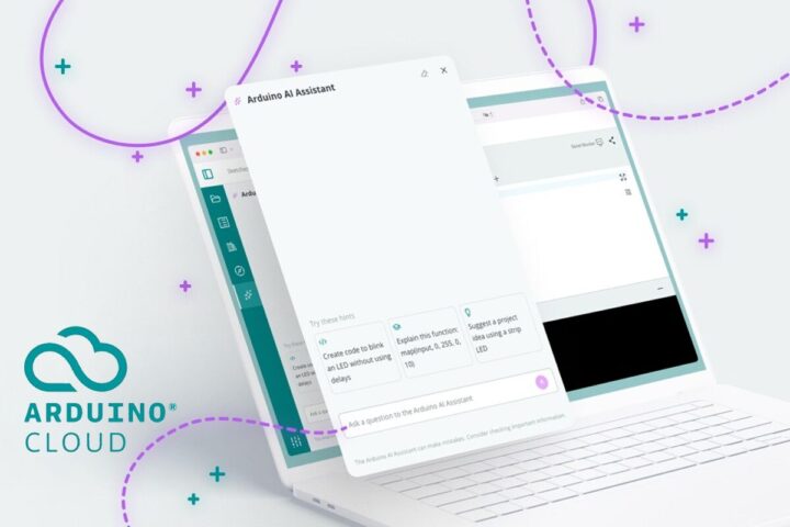 Arduino Cloud editor with the new Arduino AI Assistant