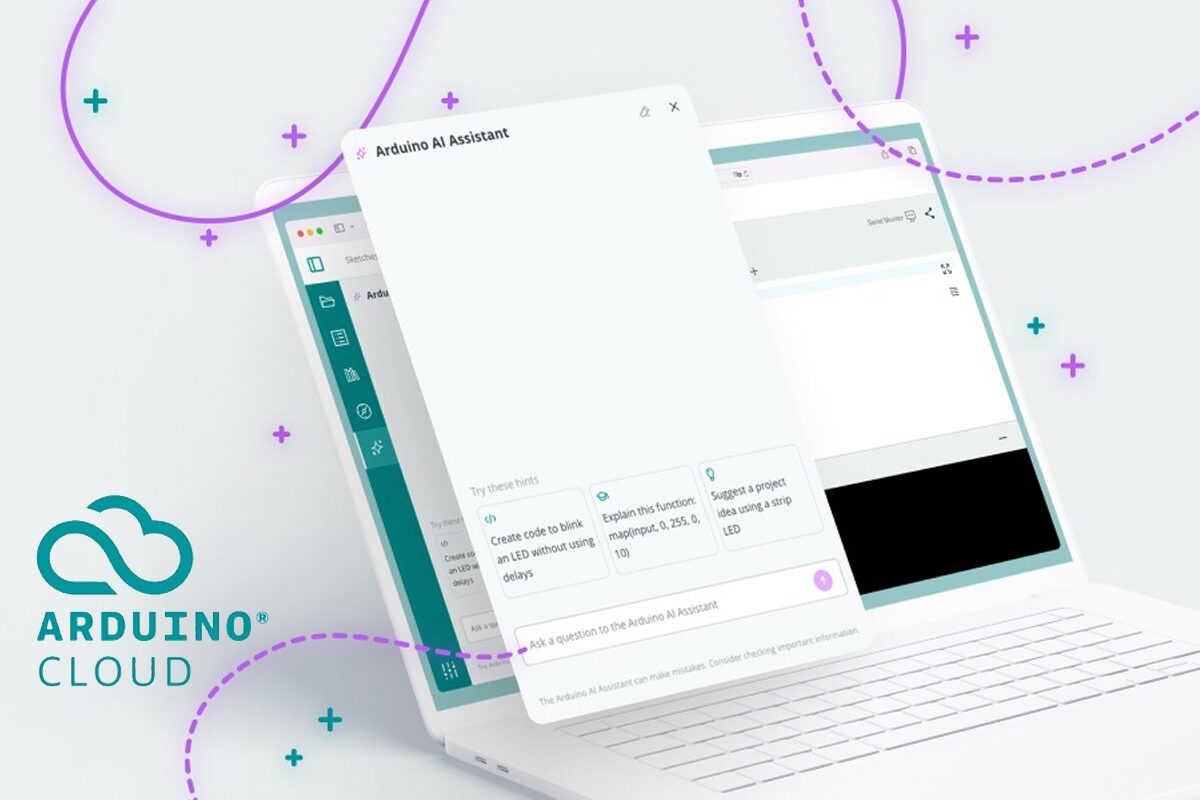 Arduino Cloud editor with the new Arduino AI Assistant