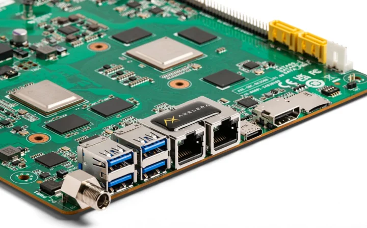 Axelera RK3588 Metis mini-ITX Board ports