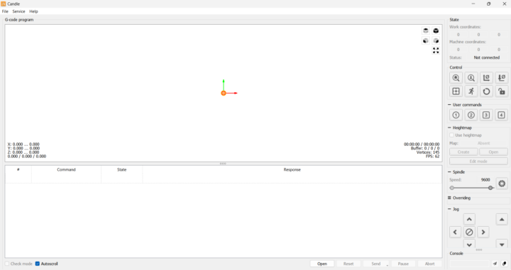 Candle CNC Router Software