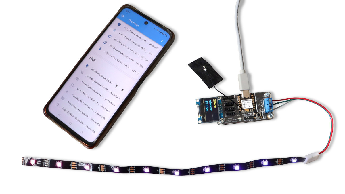 ESP32-C3 RGB LED Strip Controller