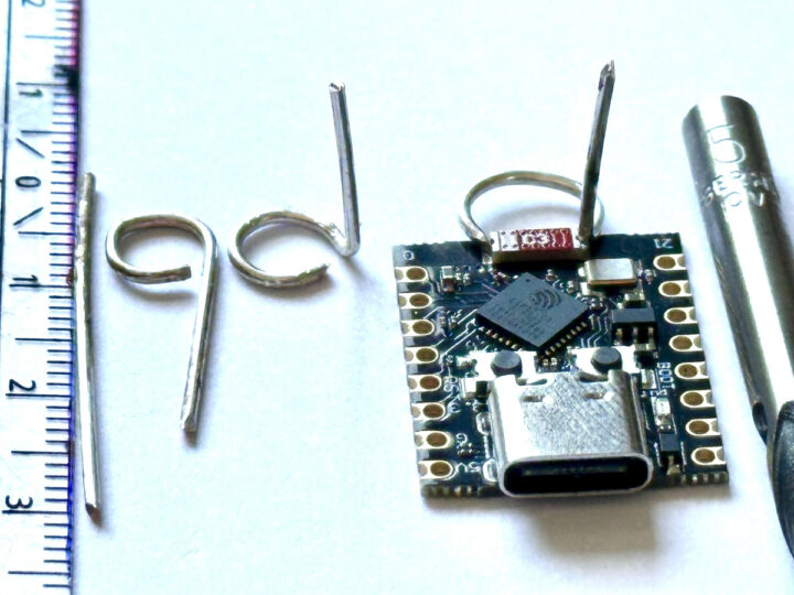 ESP32-C3 board antenna hack