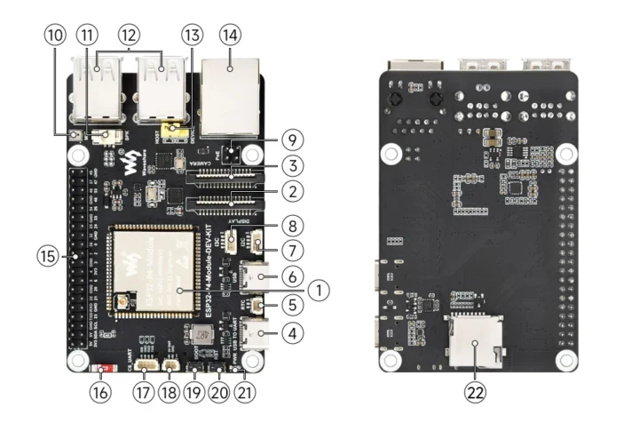 ESP32-P4 Raspberry Pi Like SBC