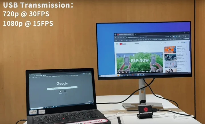 ESP32-P4 USB to HDMI dongle