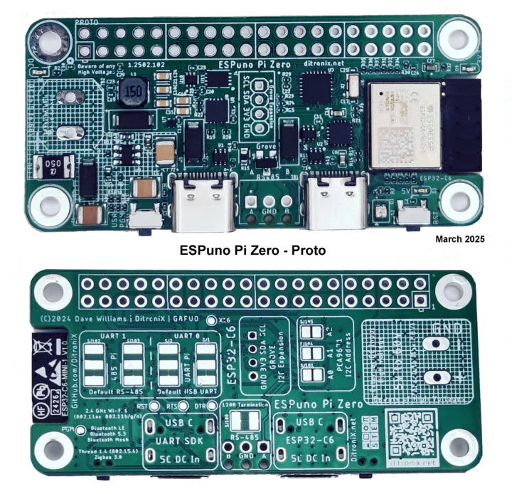 ESPuno Pi Zero prototype