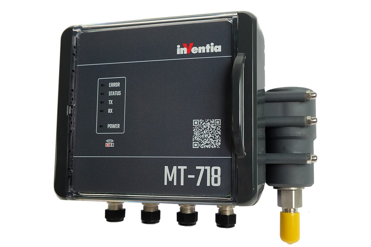 Inventia MT 718 PS battery operated telemetry logger with IP68 protection