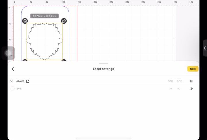 LDS App lion outline