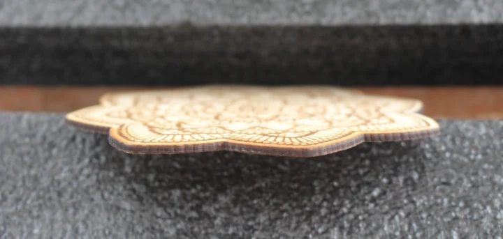 LaserPecker LP5 Wooden Plate Plywood edge
