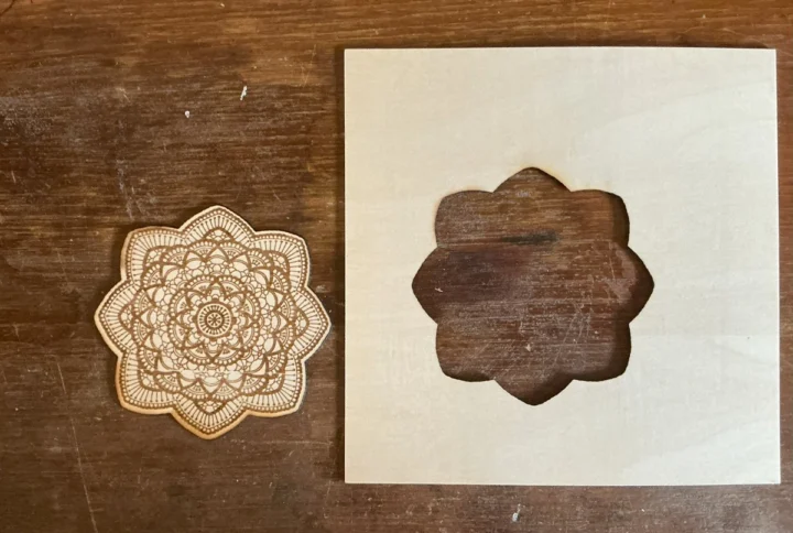 LaserPecker LP5 plywood engraving cutting with diode laser