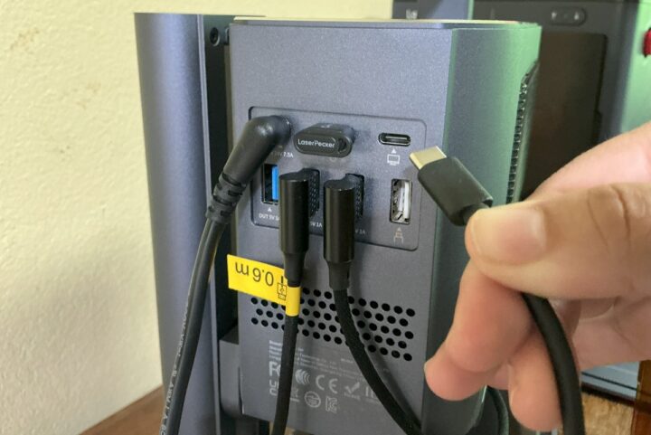 LaserPecker LP5 review port USB-C