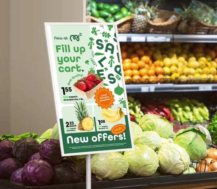 Retail color e-paper display