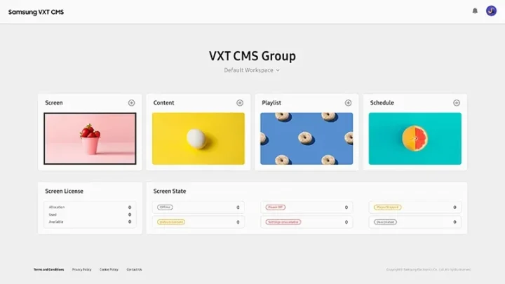 Samsung VXT CMS