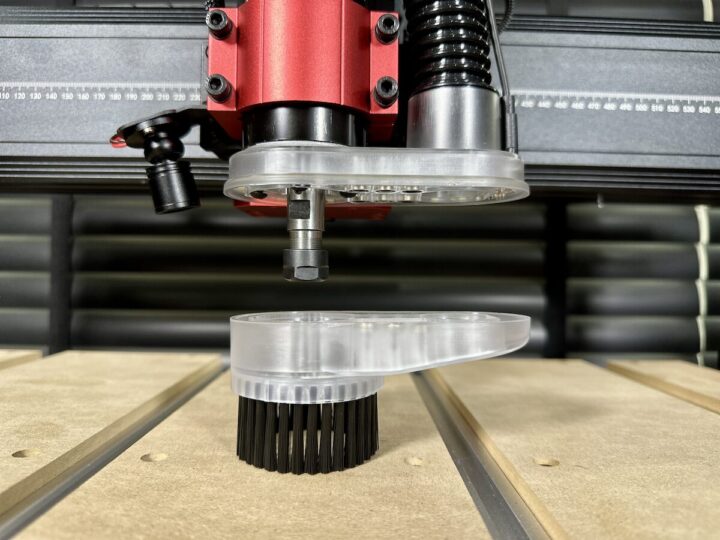 TwoTrees TTC6050 CNC Router Transparent magnetic suction nozzle head