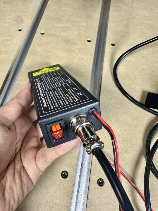 TwoTrees TTC6050 CNC Router Trimmer 800W connect airline plug