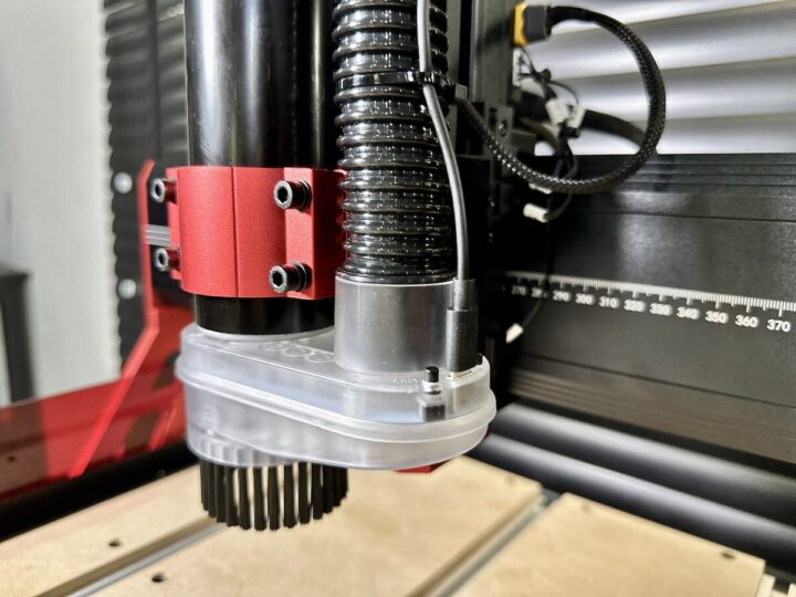 TwoTrees TTC6050 CNC Router install suction nozzle head