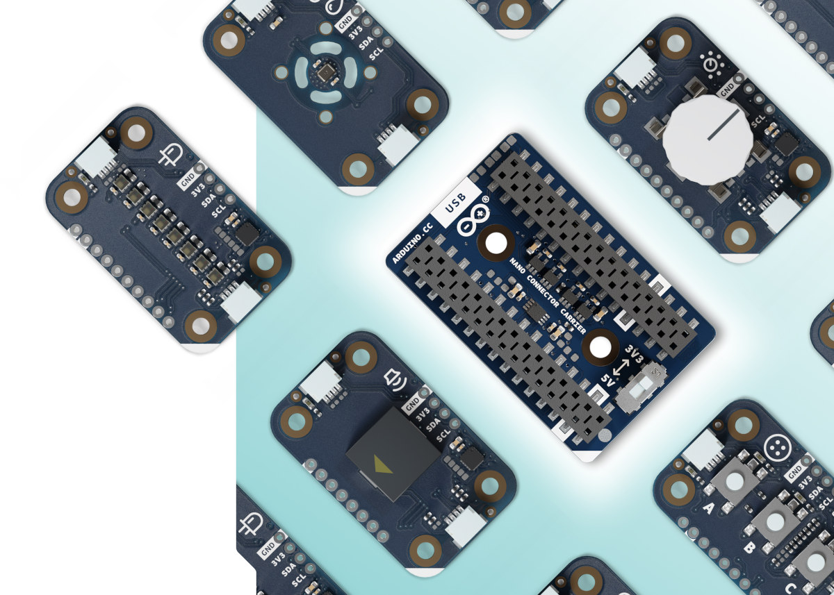 Arduino Connector Carrier Board Modulino nodes