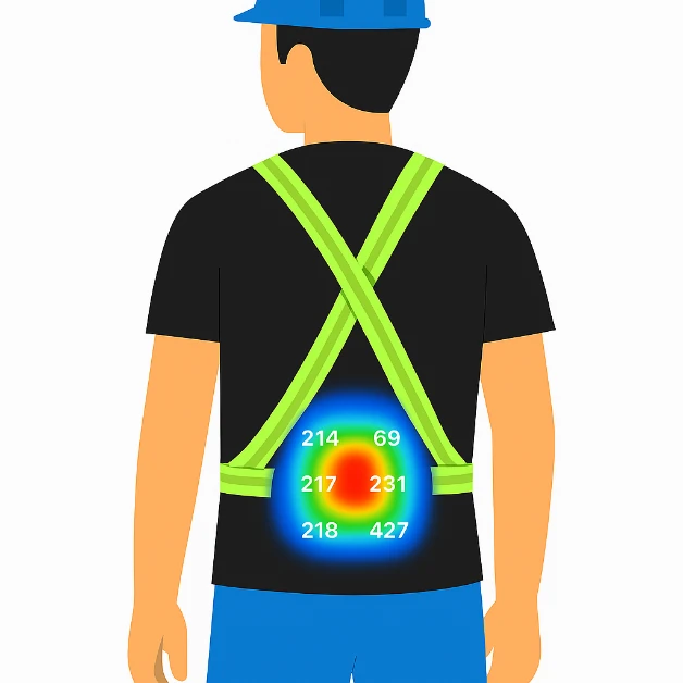 Array sensor live pressure map Array sensor live pressure map