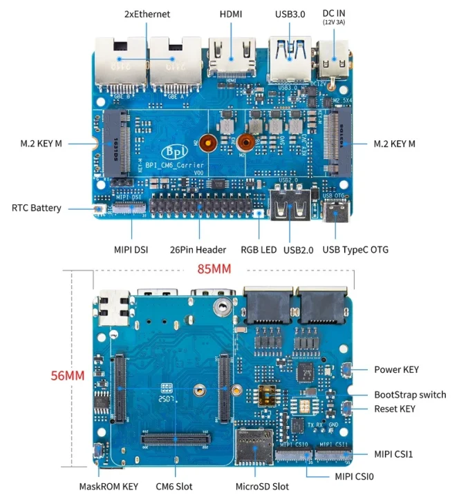 BPI-CM6 carrier board
