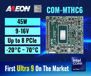 AAEON COM-MTHC6
COM Express Type 6 Compact Size with Intel Core Ultra 9 Processor