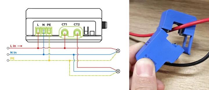 CT clamp wiring CT clamp wiring