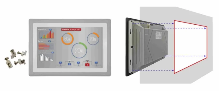 Chipsee Panel Mounting in Chassis Chipsee Panel Mounting in Chassis