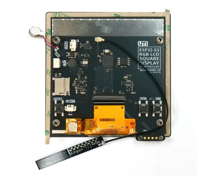 ESP32-S3 RGB LCD SQUARE DISPLAY Controller