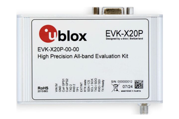 EVK X20P u blox X20P high precision GNSS evaluation kit EVK-X20P u-blox X20P high precision GNSS evaluation kit