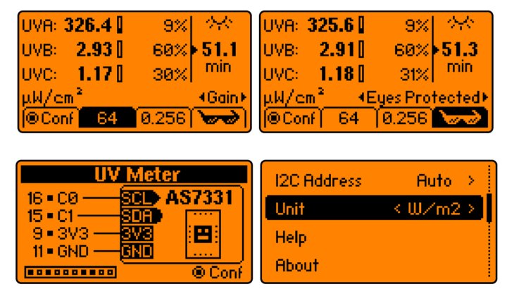 Flipper Zero UV Meter Application