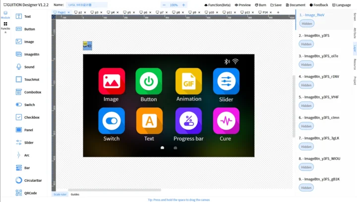 GUITION Web Interface for LVGL GUITION Web Interface for LVGL