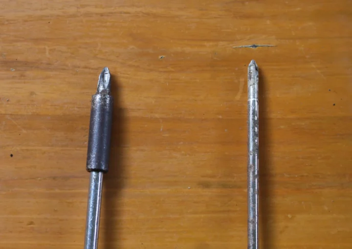 Hex screwdriver thick vs thin