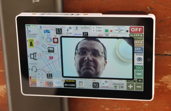 M5Stack Tab5 Review Camera Test