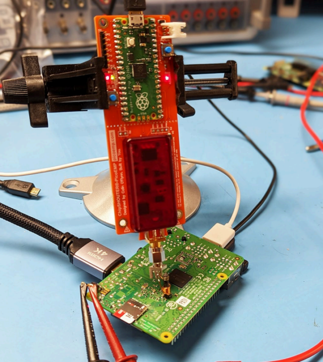 Pi on Pi Violence R testing a Raspberry Pi