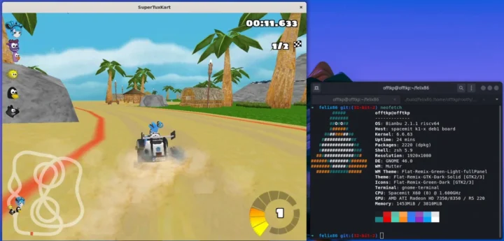 SuperTuxKart RISC-V Bianbu SuperTuxKart RISC-V Bianbu