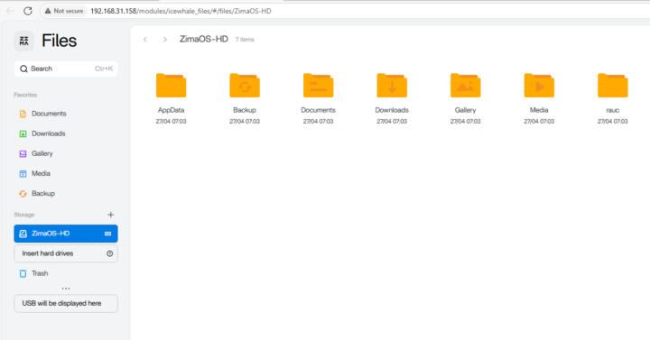 ZimaOS File