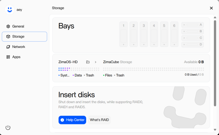 ZimaOS Storage