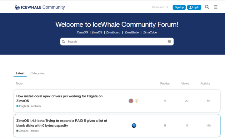 community zimaspace