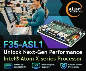 Jetway F35-ASL1 Intel Atom Amston Lake SBC