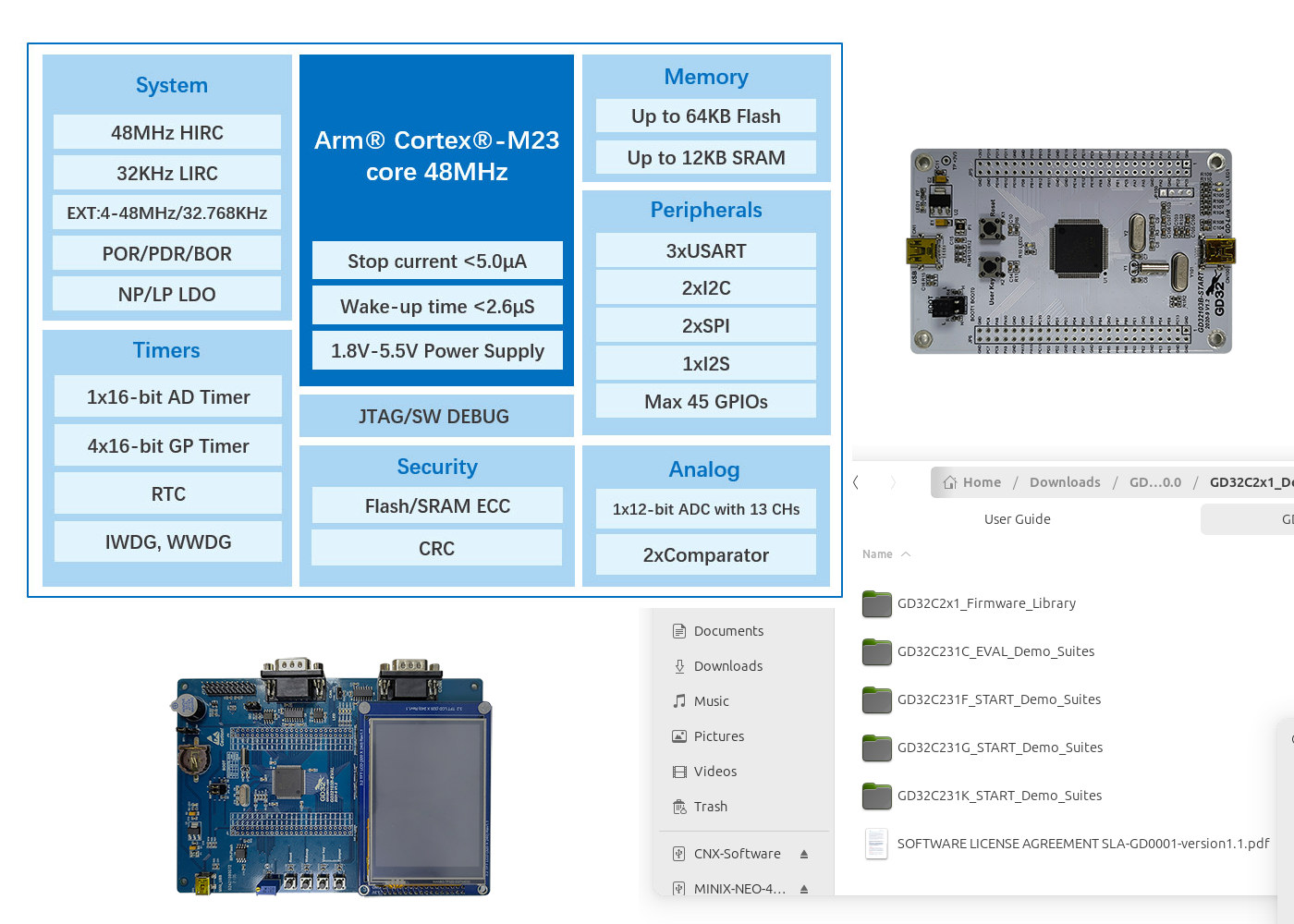 GigabiDevice GD32C231 low cost Cortex M23 MCU