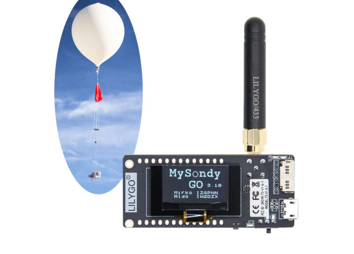 LILYGO MySondy GO for radiosondes and weather balloons tracking