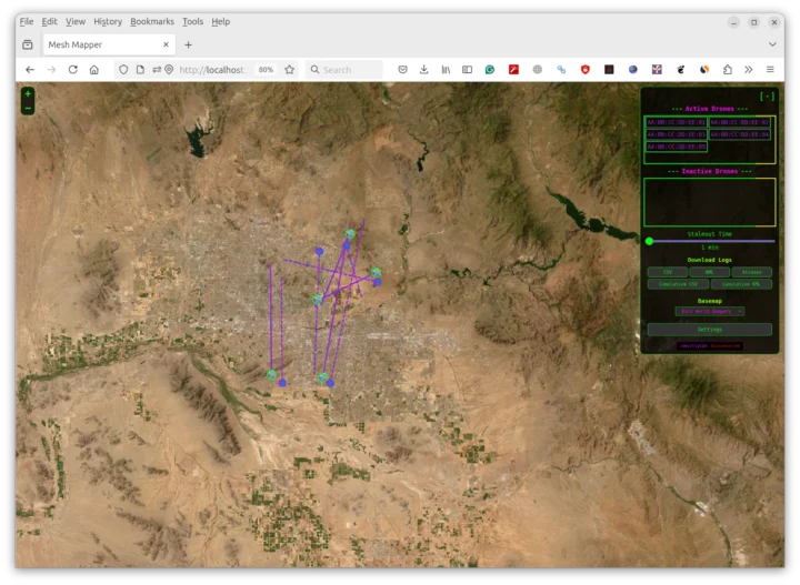 Mesh Mapper Drone Simluation